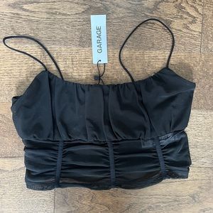 Garage Mesh crop top